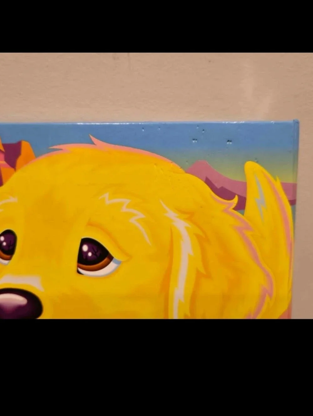 Vintage Lisa Frank Casey Caymus Golden Retrievers Memory Book Binder w/ Stickers